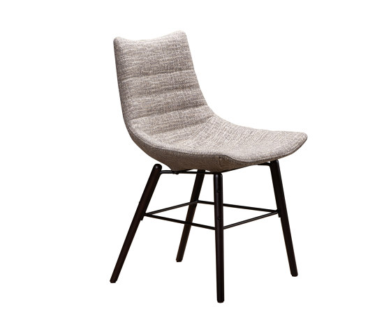 luc soft - Chair quilted, wooden feet | Sillas | Rossin srl