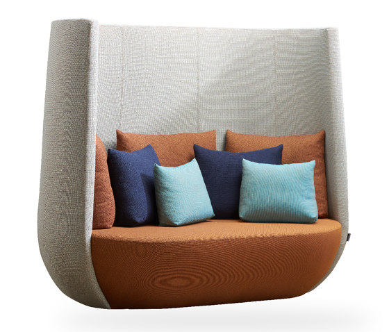 nido - 2-Sitzer Sofa Rückenlehne hoch | Sofas | Rossin srl