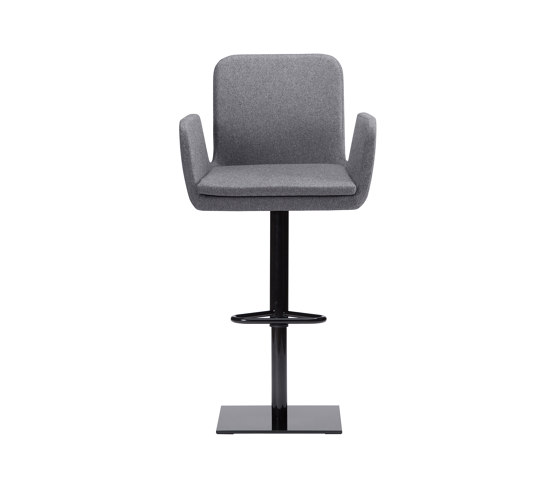 sofie - Barstool with armrests, rotating base black | Bar stools | Rossin srl
