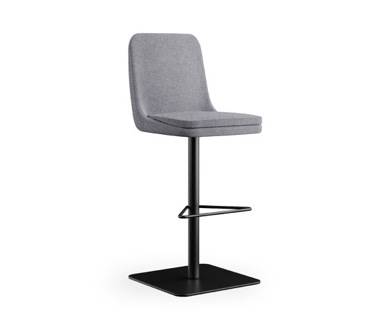 sofie - Barstool, rotating base black, high back | Bar stools | Rossin srl