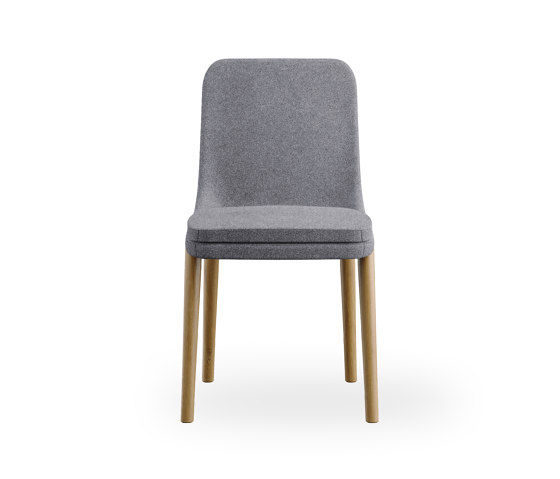 sofie - Chair, 4 wooden legs, high back | Chairs | Rossin srl