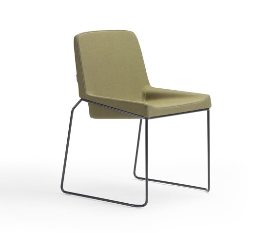 tonic metal - Stuhl stapelbar,Kufengestell verchromt | Stühle | Rossin srl