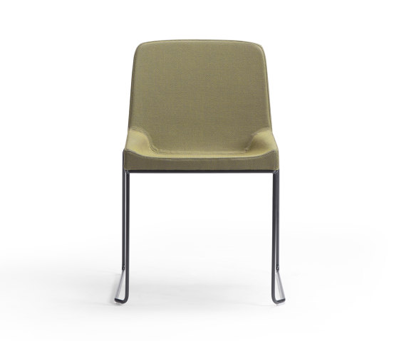tonic metal - Stuhl stapelbar,Kufengestell verchromt | Stühle | Rossin srl