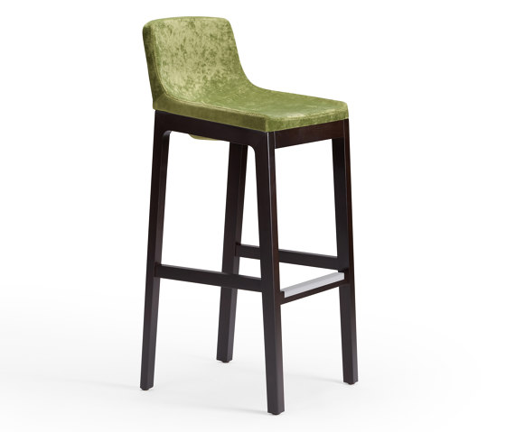 tonic wood - Bar stool with high backrest | Taburetes de bar | Rossin srl