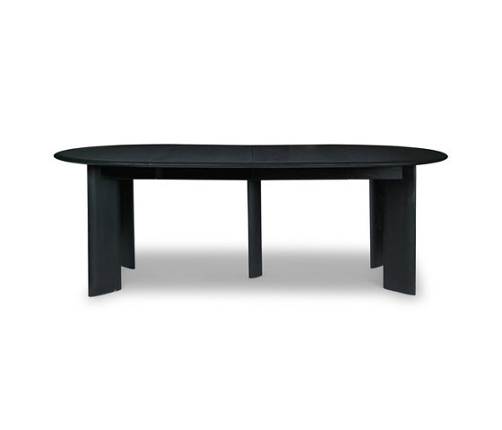 Bevel Table - Extendable x 2 - Black Beech | Dining tables | ferm LIVING