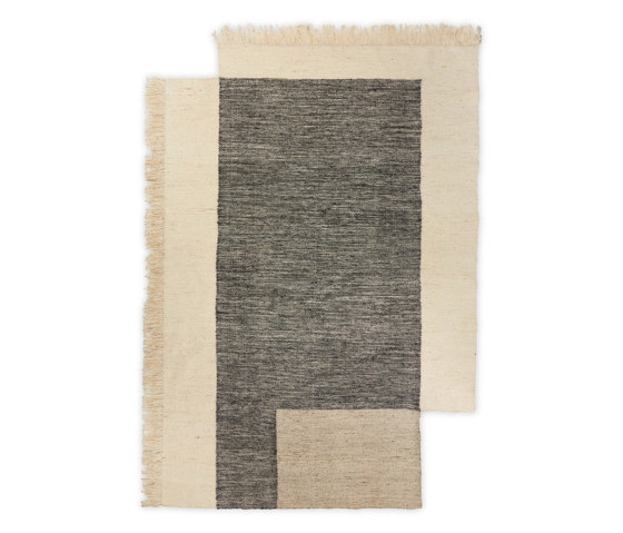 Counter Rug 200 x 300 - Charcoal/Off-white | Formatteppiche | ferm LIVING