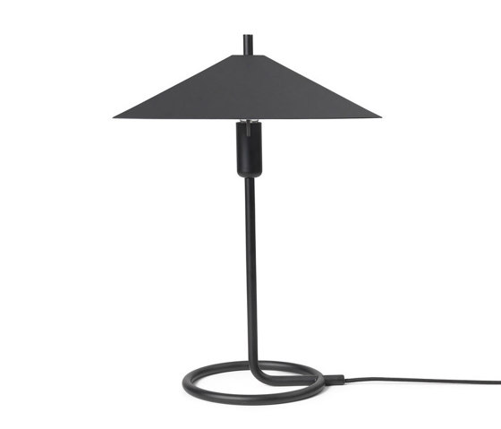Filo Table Lamp Square - Black/Black | Table lights | ferm LIVING