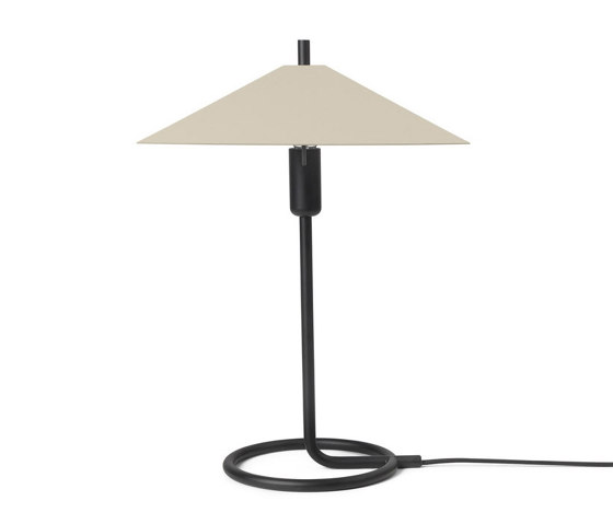 Filo Table Lamp Square - Black/Cashmere | Table lights | ferm LIVING