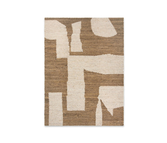 Piece Rug - 140 x 200 - Off-white/Toffee | Tapis / Tapis de designers | ferm LIVING
