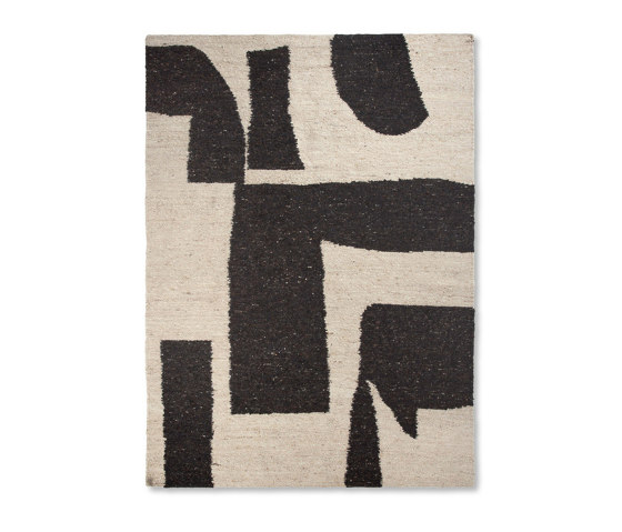 Piece Rug - 200 x 300 - Off-white/Coffee | Tappeti / Tappeti design | ferm LIVING