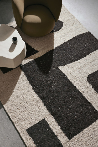 Piece Rug - 200 x 300 - Off-white/Coffee | Tappeti / Tappeti design | ferm LIVING