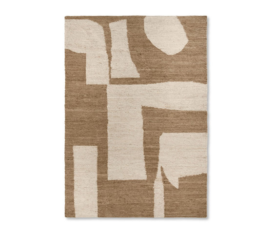 Piece Rug - 200 x 300 - Off-white/Toffee | Tapis / Tapis de designers | ferm LIVING
