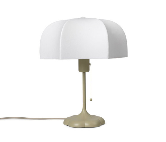 Poem Table Lamp - White/Cashmere | Table lights | ferm LIVING