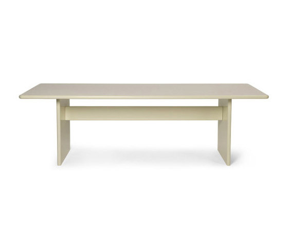 Rink Dining Table - Large - Eggshell | Dining tables | ferm LIVING