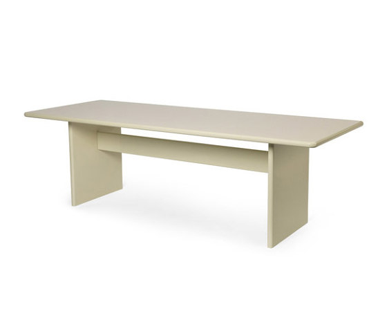 Rink Dining Table - Large - Eggshell | Dining tables | ferm LIVING