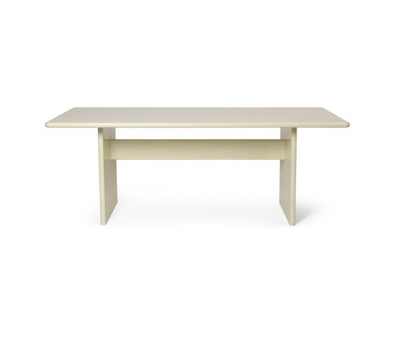 Rink Dining Table - Small - Eggshell | Dining tables | ferm LIVING