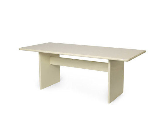 Rink Dining Table - Small - Eggshell | Dining tables | ferm LIVING