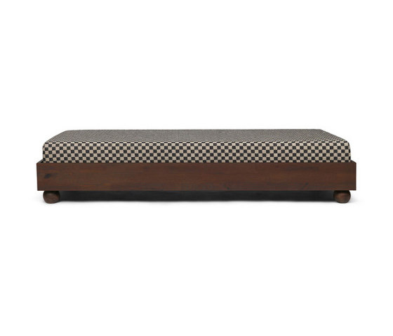 Rum Daybed Check - Sand/Black | Day beds / Lounger | ferm LIVING