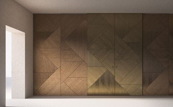 Tatami | Wall Panels Bronze & Gold | Paneles murales | Laurameroni