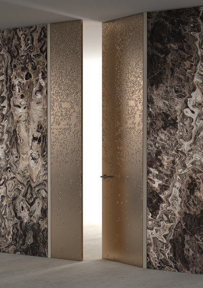 Unlimited | Hinged Door Liquid Metal | Internal doors | Laurameroni