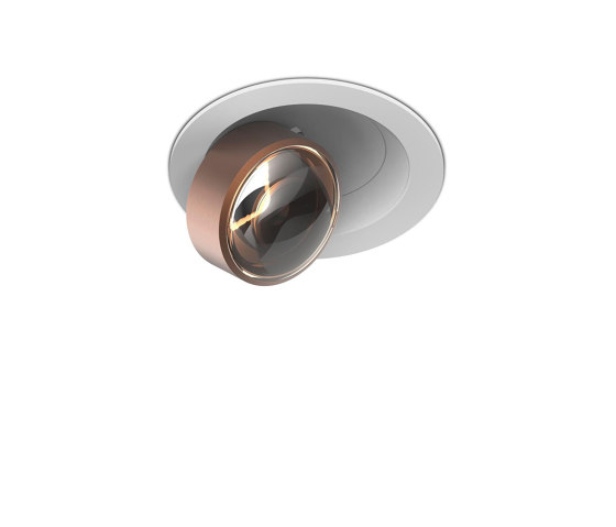 c.Flap Recessed Brow Lens 100 ° Soft Beam | Brushed Bronze | Lampade soffitto incasso | CHRISTOPH
