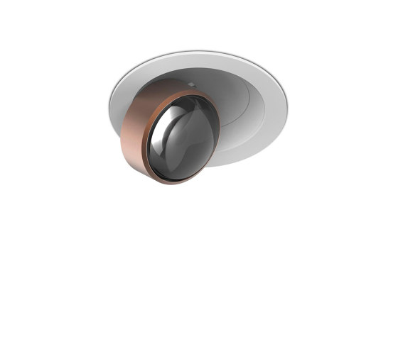 c.Flap Recessed Brow Lens 75 ° Contour | Brushed Bronze | Recessed ceiling lights | CHRISTOPH