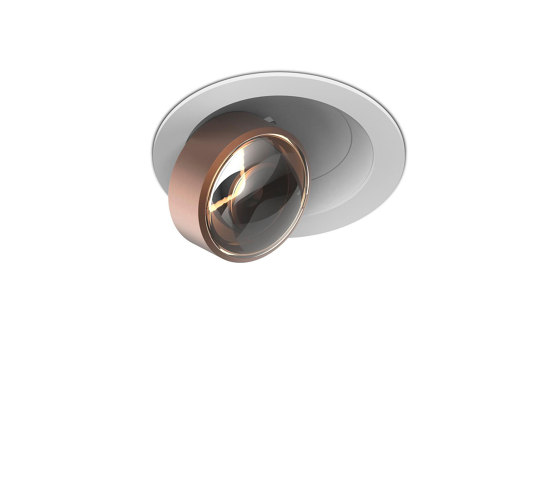 c.Flap Recessed Brow Lens 75 ° Soft Beam | Brushed Bronze | Lámparas empotrables de techo | CHRISTOPH