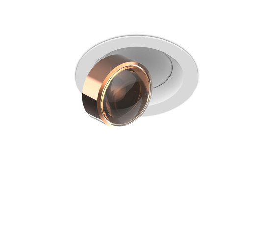 c.flap Recessed GW Lens 75 ° contour | Pure Gold | Lampade soffitto incasso | CHRISTOPH
