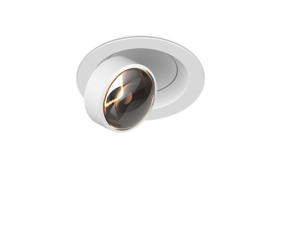 c.flap Recessed ww Lens 50 ° Soft Beam | Satin White | Recessed ceiling lights | CHRISTOPH