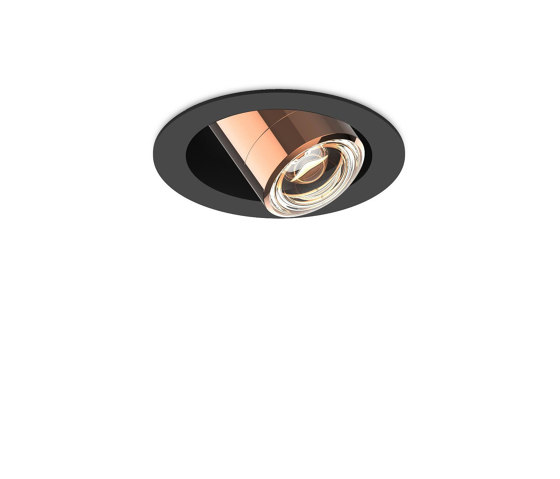 c.Jet Recessed G Lens 15 ° -60 ° Zoom G built in | Pure Gold/Stealth Black | Recessed ceiling lights | CHRISTOPH