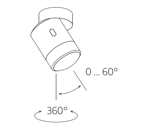 c.Jet Spot G Lens 75 ° Soft Beam G | Pure Gold | Lampade plafoniere | CHRISTOPH