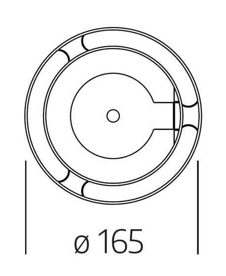 c.Pace Spot BroB Lens 35 ° Soft Beam | Brushed Bronze | Lampade plafoniere | CHRISTOPH