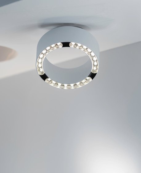 c.Pace Spot WW Lens 100 ° Soft Beam | Satin White | Ceiling lights | CHRISTOPH