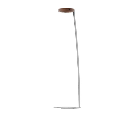 c.Space Floor Broww | Brushed Bronze/White/White | Luminaires sur pied | CHRISTOPH