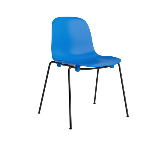 Form Chair Stacking Steel Bright Blue | Sedie | Normann Copenhagen