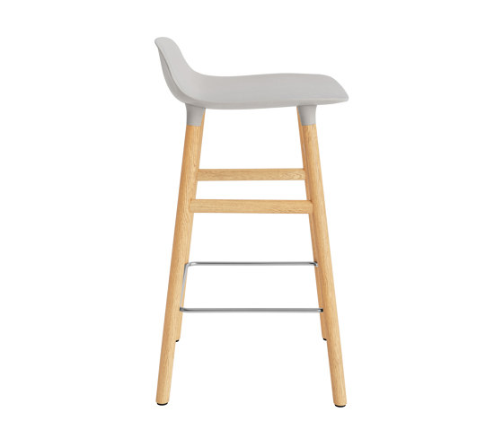 Form Barstol 65 cm Oak Warm Grey | Bar stools | Normann Copenhagen