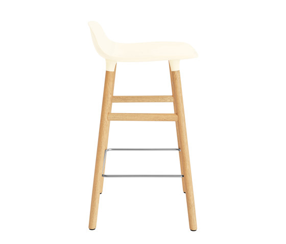Form Barstool 65 cm Oak Cream | Bar stools | Normann Copenhagen
