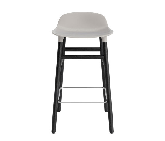 Form Barstol 65 cm Black Oak Warm Grey | Bar stools | Normann Copenhagen