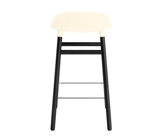 Form Barstol 65 cm Black Oak Cream | Bar stools | Normann Copenhagen