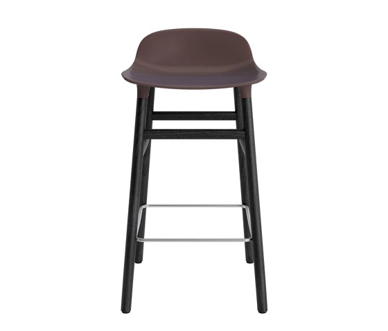 Form Barstol 65 cm Black Oak Brown | Bar stools | Normann Copenhagen