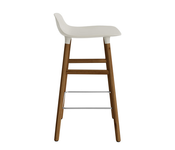 Form Barstol 65 cm Walnut Light Grey | Bar stools | Normann Copenhagen