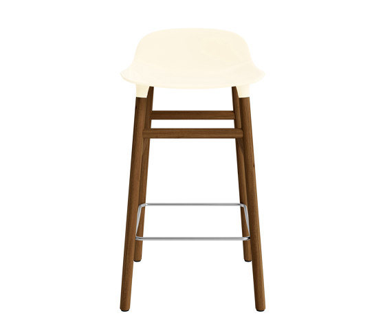 Form Barstol 65 cm Walnut Cream | Bar stools | Normann Copenhagen