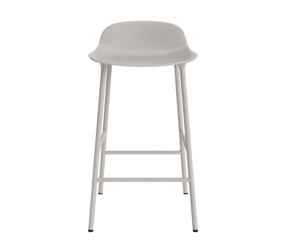 Form Barstool 65 cm Steel Warm Grey | Bar stools | Normann Copenhagen