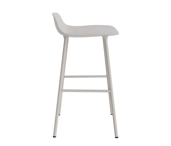 Form Barstool 65 cm Steel Warm Grey | Bar stools | Normann Copenhagen