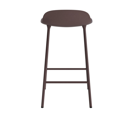 Form Barstool 65 cm Steel Brown | Bar stools | Normann Copenhagen