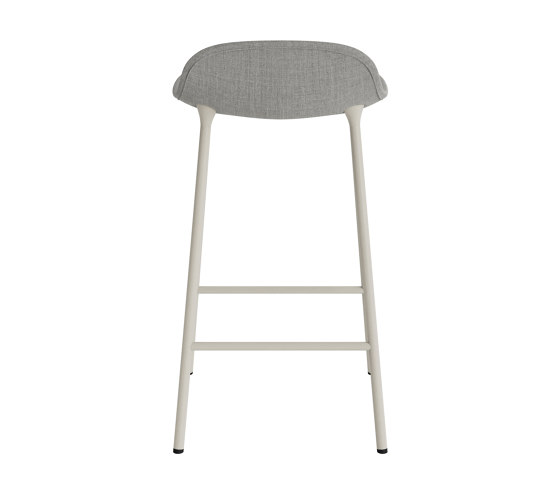 Form Barstool 65 cm Full Upholstery Remix 133 Light Grey | Sgabelli bancone | Normann Copenhagen