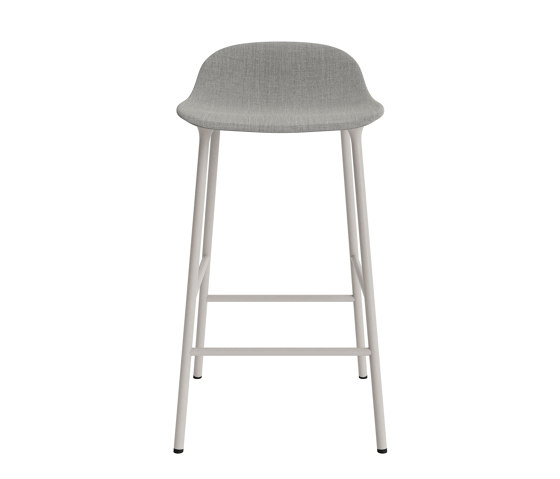 Form Barstool 65 cm Full Upholstery Remix 133 Warm Grey | Sgabelli bancone | Normann Copenhagen