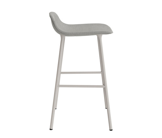 Form Barstool 65 cm Full Upholstery Remix 133 Warm Grey | Bar stools | Normann Copenhagen