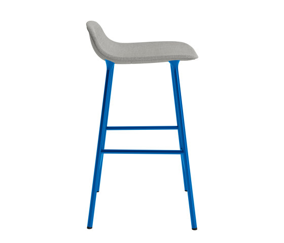 Form Barstool 65 cm Full Upholstery Remix 133 Bright Blue | Tabourets de bar | Normann Copenhagen