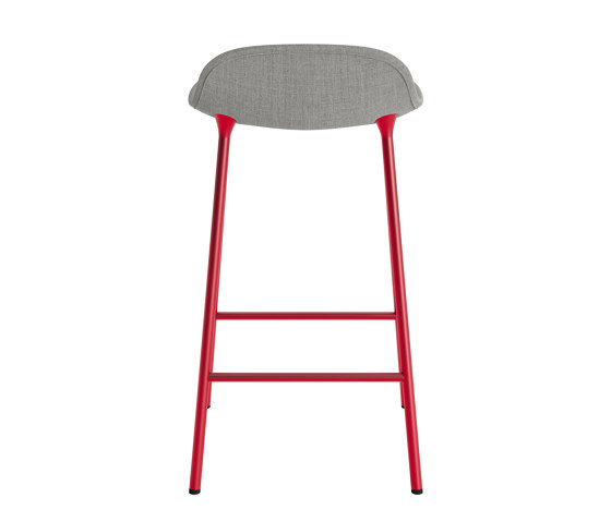 Form Barstool 65 cm Full Upholstery Remix 133 Bright Red | Taburetes de bar | Normann Copenhagen